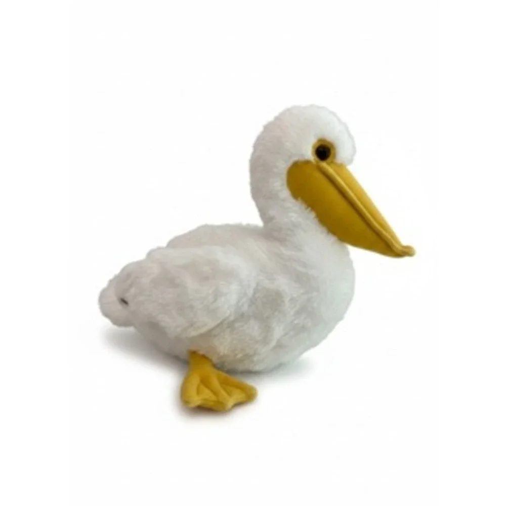 Wild Republic Ecokins White Pelican Plush Stuffed Animal 15 Inch Recycled White